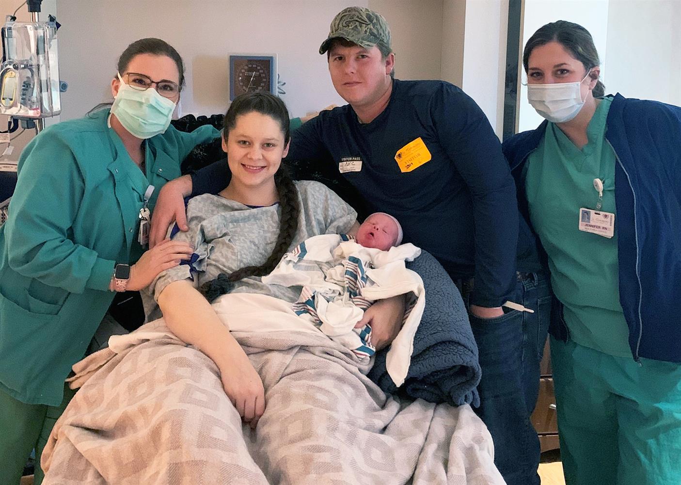 Family welcomes newborn in St. Tammany Parish amid coronavirus precautions